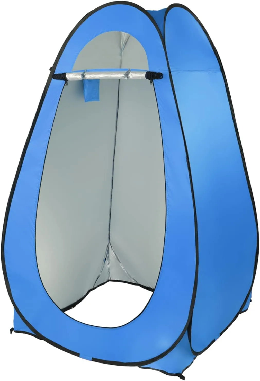 Pop Up Privacy Shower Tent, Dressing Room, or Portable Toilet Stall with Carry Bag for Camping, Beach, or Tailgate,Blue
