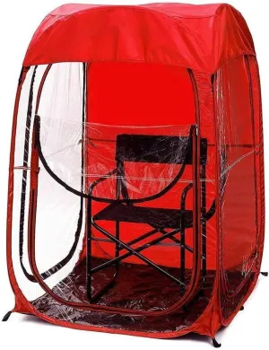 Popup Weather Tent Pod, Outdoor Instant Pop Up Shelter, for Rain Wind Cold, Ideal Shelter for Fishing and Camping 100x100x150cm(excluding Chairs)
