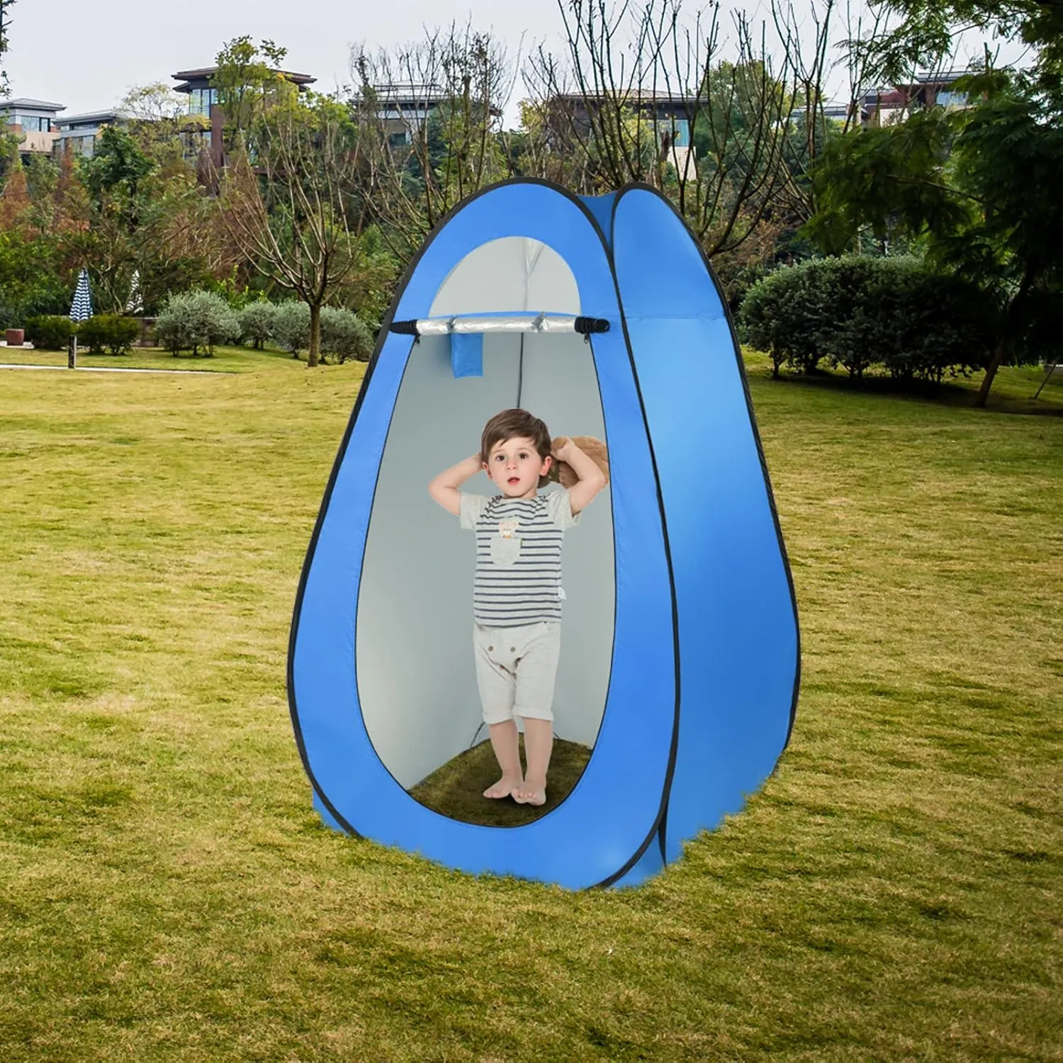 Portable Pop Up Privacy Tent - Spacious Dressing Changing Room Outdoor Privacy Shelter Tent with Carry Bag for Camping Hiking Beach Toilet Shower Bathroom