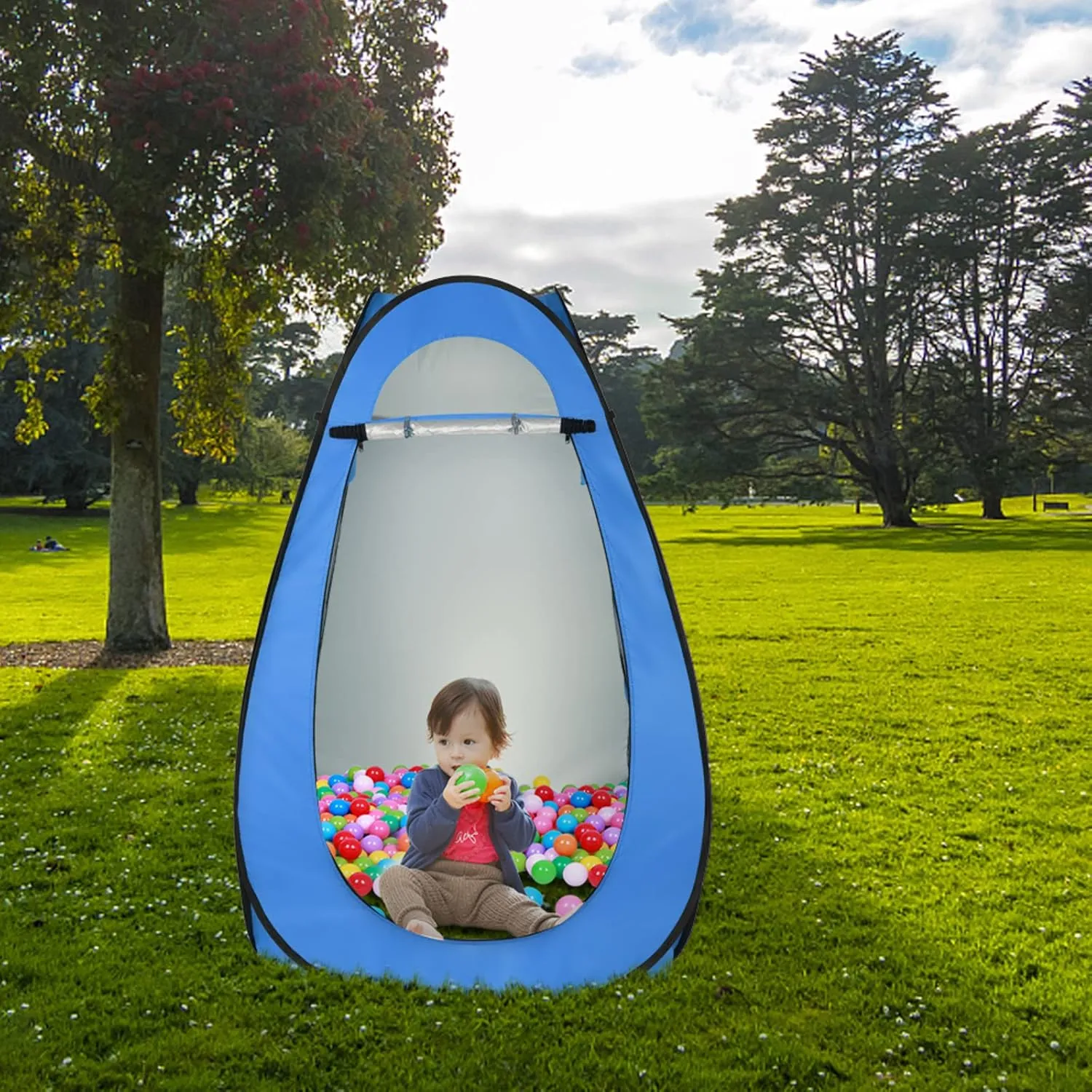 Portable Pop Up Privacy Tent - Spacious Dressing Changing Room Outdoor Privacy Shelter Tent with Carry Bag for Camping Hiking Beach Toilet Shower Bathroom