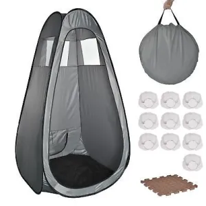 Portable Spray Oxford Tanning Tent Booth Pop Up Airbrush Sunless Air Vent