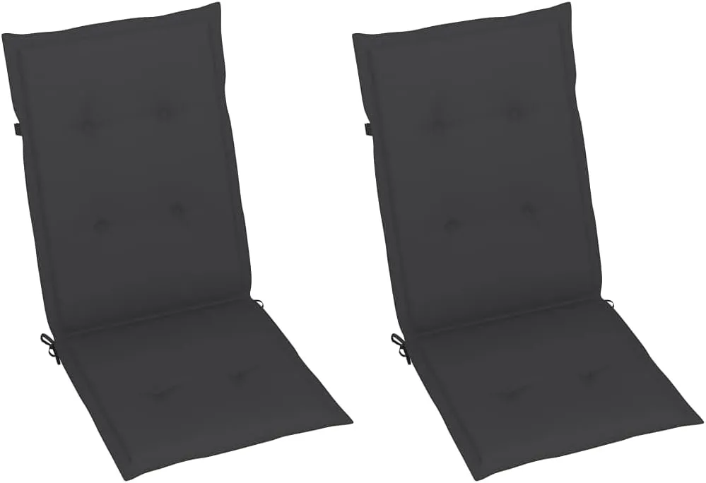 Premium Solid Bamboo Rocking Chair with Comfortable Anthracite Cushion for Outdoor Patio Garden Indoor Lounge Use Includes Extra Cushion Durable and Easy to Clean Furniture