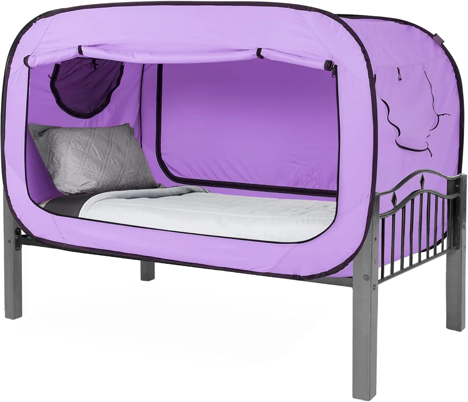 Private Sleep Oasis: Portable Bed Tent with 2 Doors