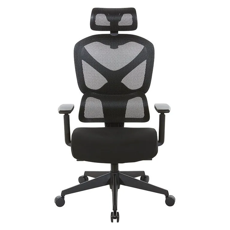 Proline II Mesh Back Manager's Chair with Headrest - 71142HR-3