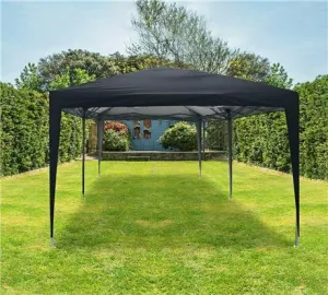 Quictent No-Side 10' x 20' Heavy Duty Pop Up Canopy-Black