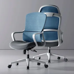 [Ready Stock] Modern Mesh Ergonomic Office Chair CURVE