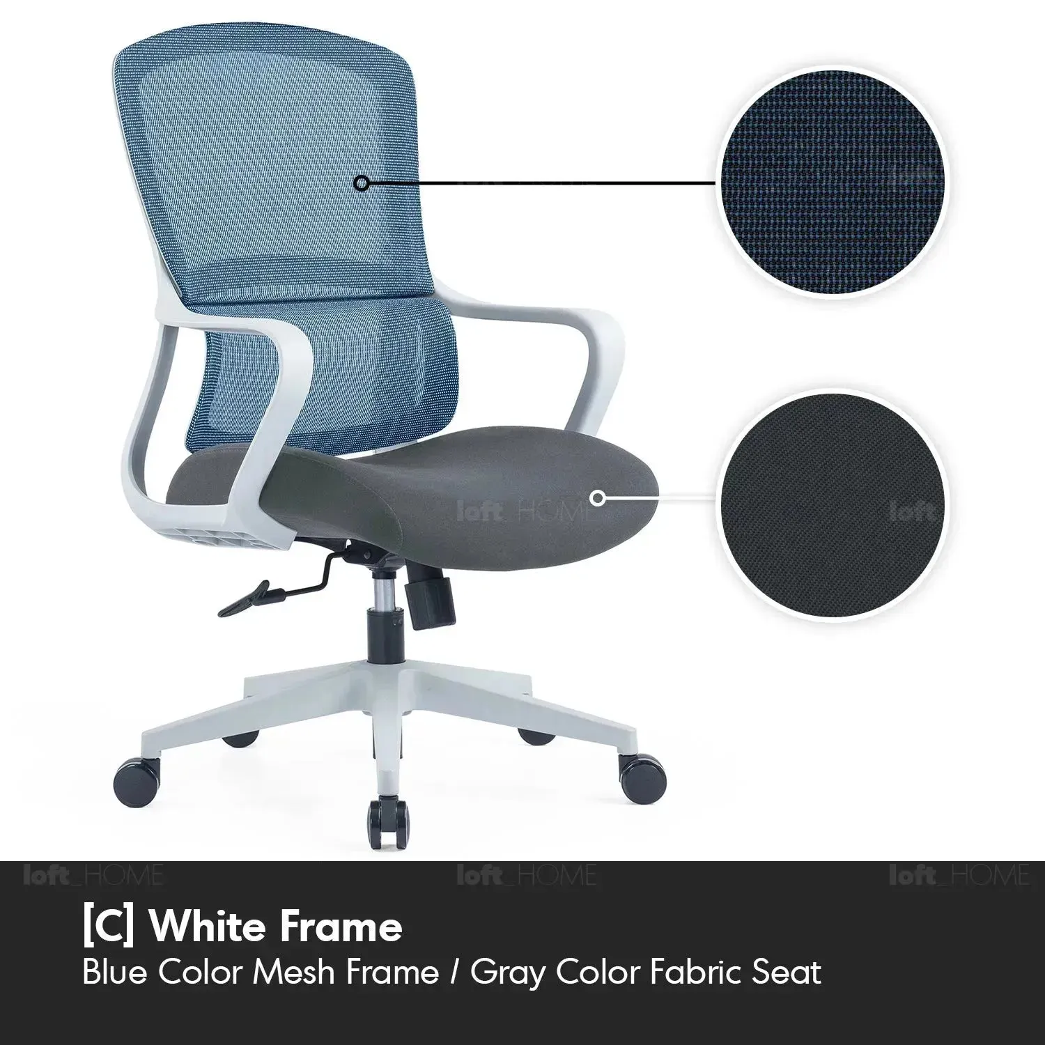 [Ready Stock] Modern Mesh Ergonomic Office Chair CURVE