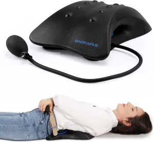 REATHLETE BackWave Advanced Airbag Back Stretcher|| Advanced Lumbar Support for Enhanced Stretching and Lower Back Pain Relief || Adjustable Spine Corrector