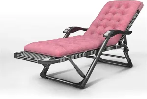 Recliner Patio Chairs Reclining Folding Chair Bed Sun Loungers Zero Gravity Chaise Lounges Outdoor Garden Deck Vision
