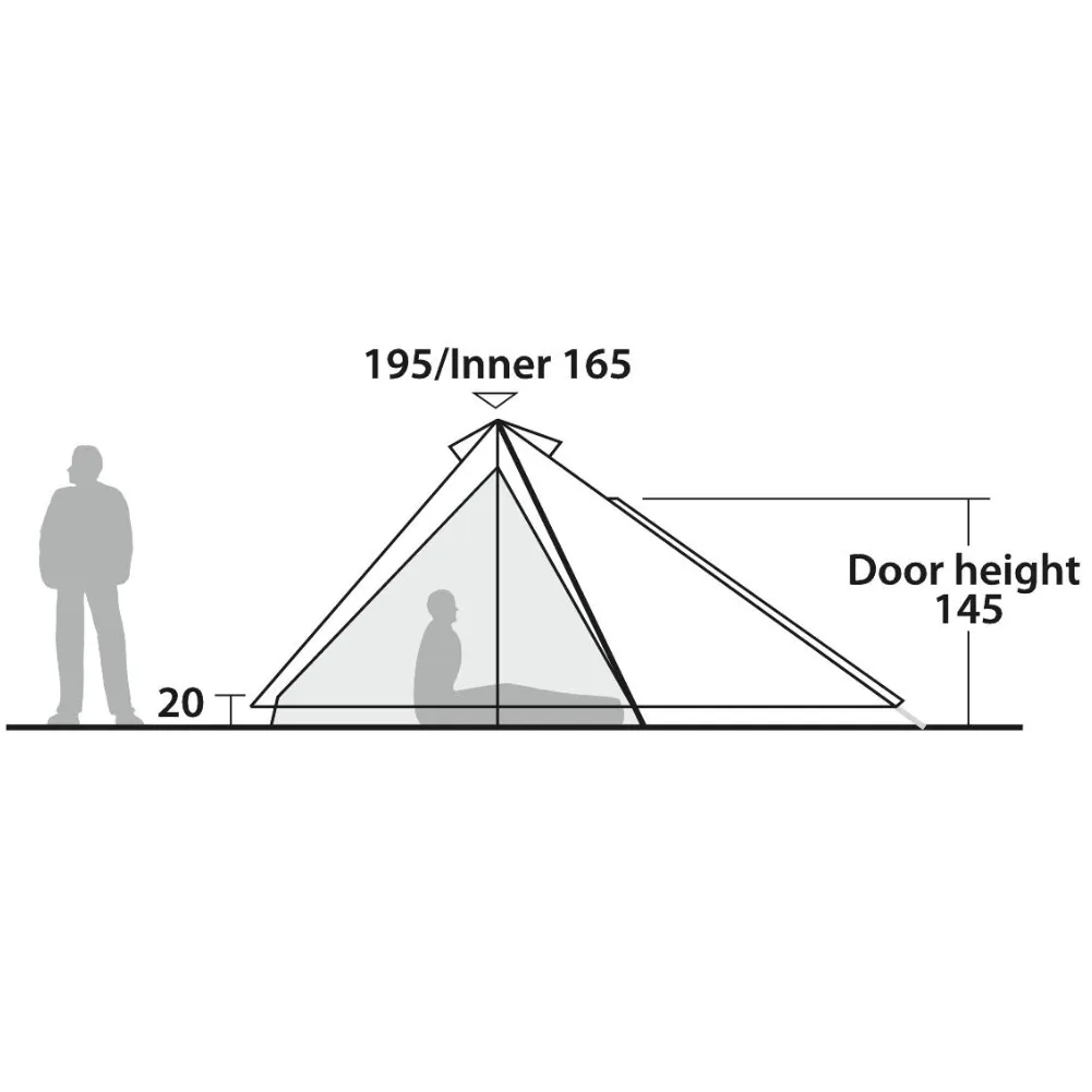 Robens Green Cone PRS Tipi Tent (2022)