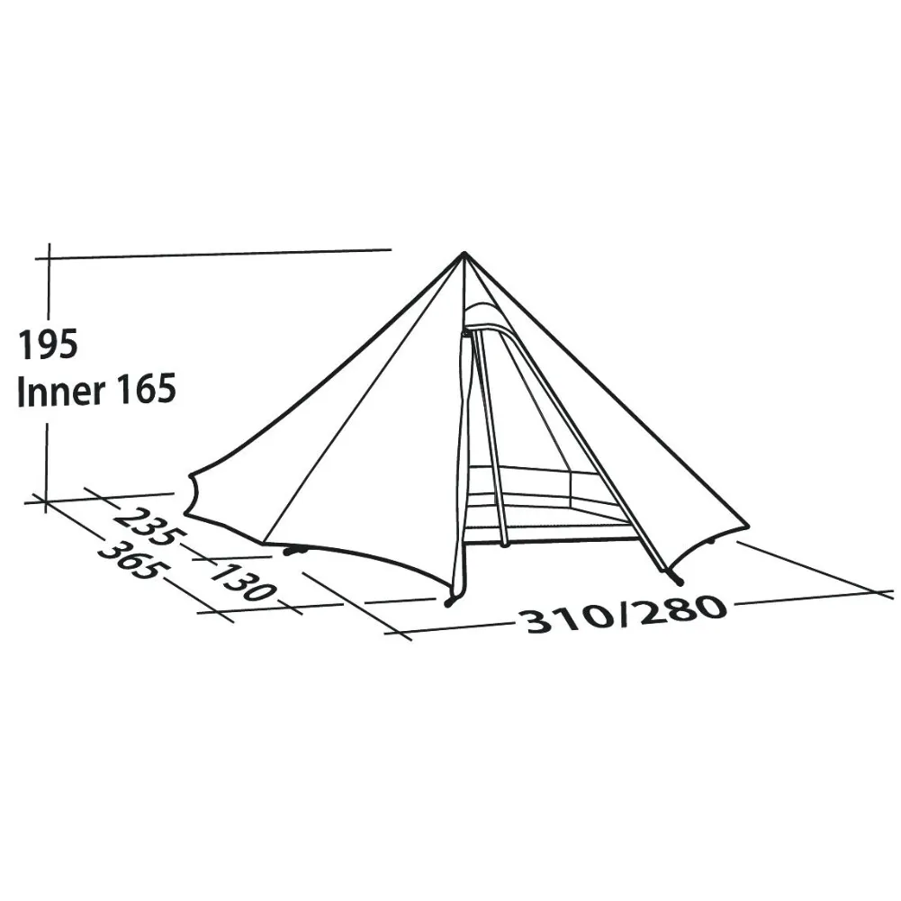 Robens Green Cone PRS Tipi Tent (2022)