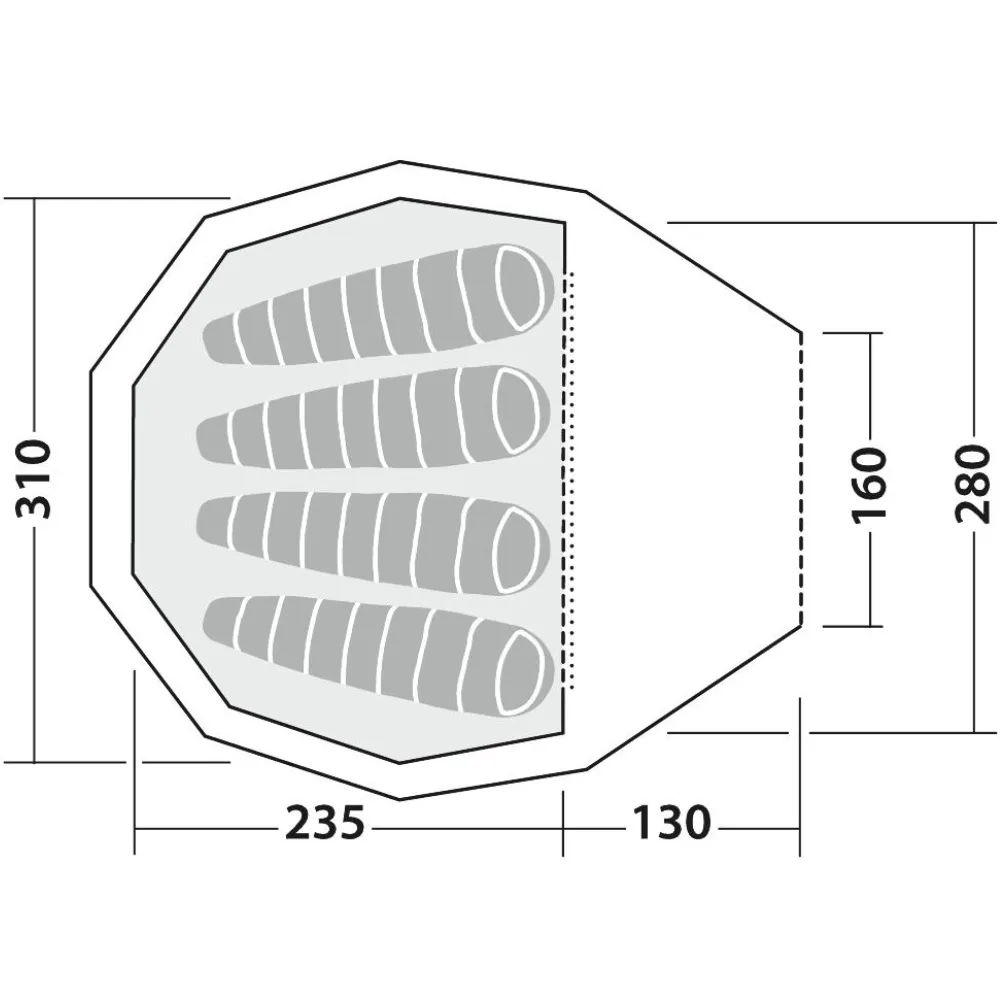 Robens Green Cone PRS Tipi Tent (2022)