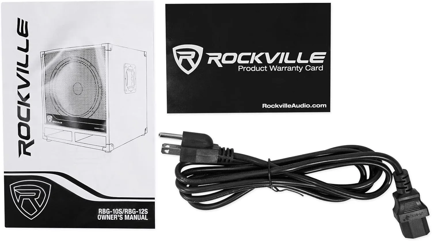 Rockville RBG10S Powered PA Subwoofer, Compact, 10", 1200W, Deep Bass, Variable Crossover, Built-in Limiter, Pole Mount, Perfect for DJ, House Parties