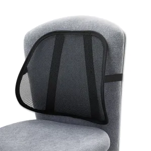 Safco® Mesh Backrest, 17.5 X 3 X 15, Black