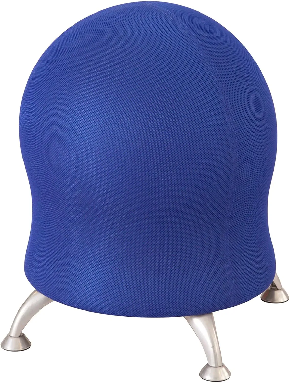 Safco Zenergy Ball Chair, Active Seating, Anti-Burst, Inflatable Chair for Home Office and Classroom, Blue Mesh
