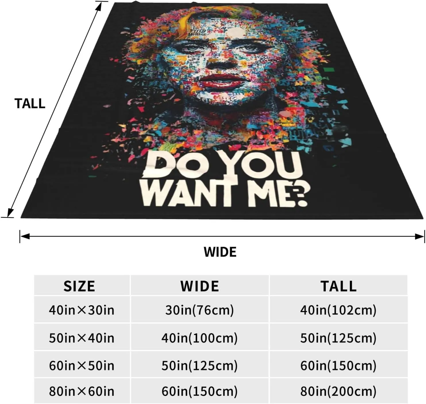 Scarlett Johansson Blanket Flannel Fleece Printed Throw Blankets Ultra Soft Micro Warm Blanket for All Season Bedding Chair Sofa Couch Bed 50"x40"