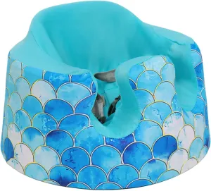 Seat Cover Compatible Baby Seat, Breathable Floor Seat Cover for Girl Boy, Breathable Comfortable Seat Cover, Children Chair Protector, Easy to Install & Remove (Fish Scale)
