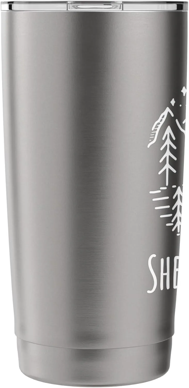 Shenandoah Virginia Camping Tent Rustic Mountains Wilderness Stainless Steel Insulated Tumbler