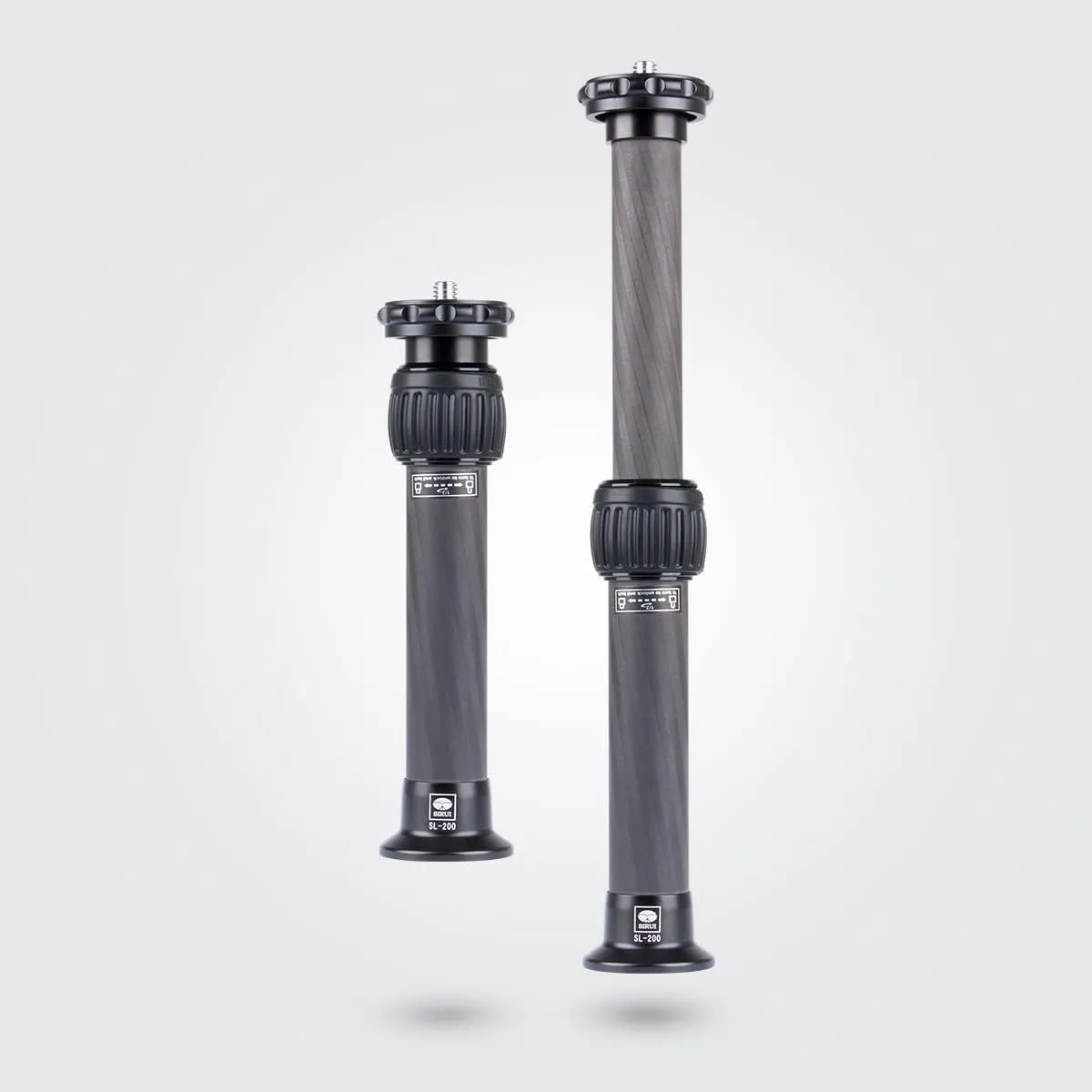 SIRUI SL-200 Carbon Fiber Tripod Extension Pole, Two-Section Center Column Extender for Tripods