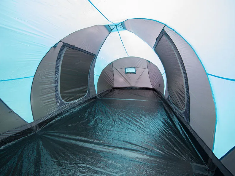 Skandika Hammerfest 6 Protect Vis-A-Vis Tent 6 Person in Dark Grey & Light Blue (SKA0026)