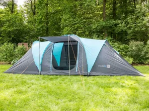 Skandika Hammerfest 6 Protect Vis-A-Vis Tent 6 Person in Dark Grey & Light Blue (SKA0026)