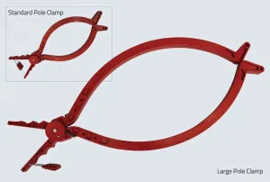 SlingCo Pole Clamp Adjustable Electric Bracket Clamps - ZPE11398-99