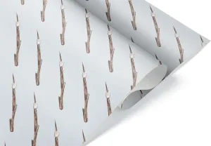 Smores Camping Birthday Wrapping Paper Premium Father's Day Gift Wrap Camp S'mores Theme Birthday Party Decoration Tent Decor (12 foot x 30 inch roll)