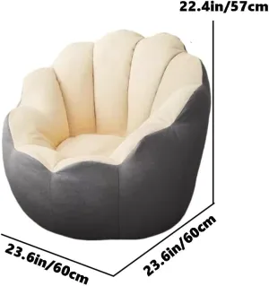 Sofa Simple Style Lazy Sofa Bedroom Living Room Sofa Rental House Single Small Sofa Bedroom Recliner Single Sofa Lazy Chair (Color : B, Size : 23.6 * 23.6 * 22.4in)
