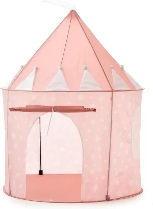 Soft Pink Pop Up Tent for Kids, Starry Pink Princess Tent Indoor & Outdoor Tent, Girl Tent Kids & Toddlers, 53 x 39 inches