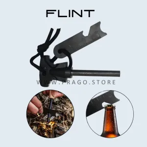 Survival Multi-function Magnesium Long Flint Stone Fire Starter Kit