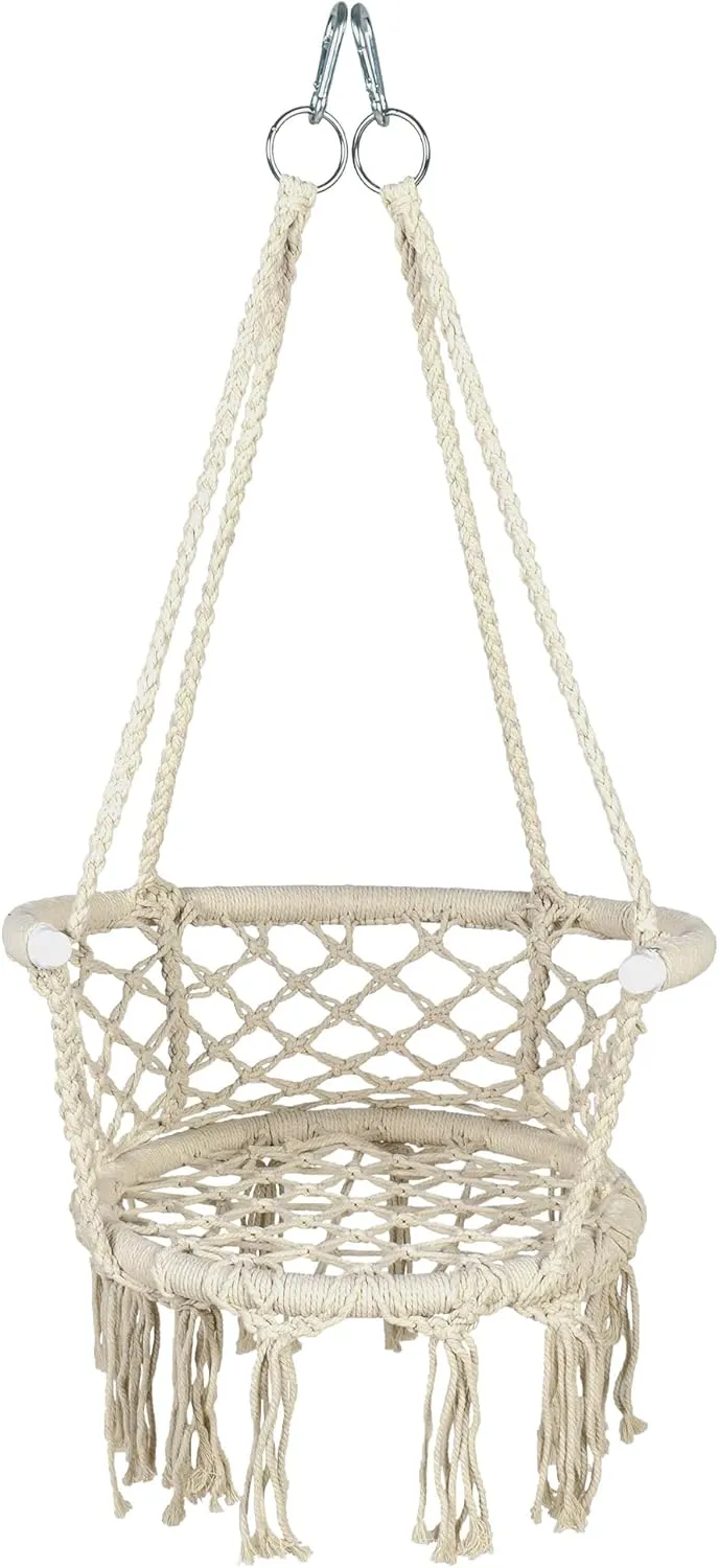 Swing Seat for Kids Children Swing,Toddler Swing Seat Baby Swing,Outdoor Tree Child Swing Seat for Kids for Backyard, Playground, Outside,Weather Resistant (Beige)