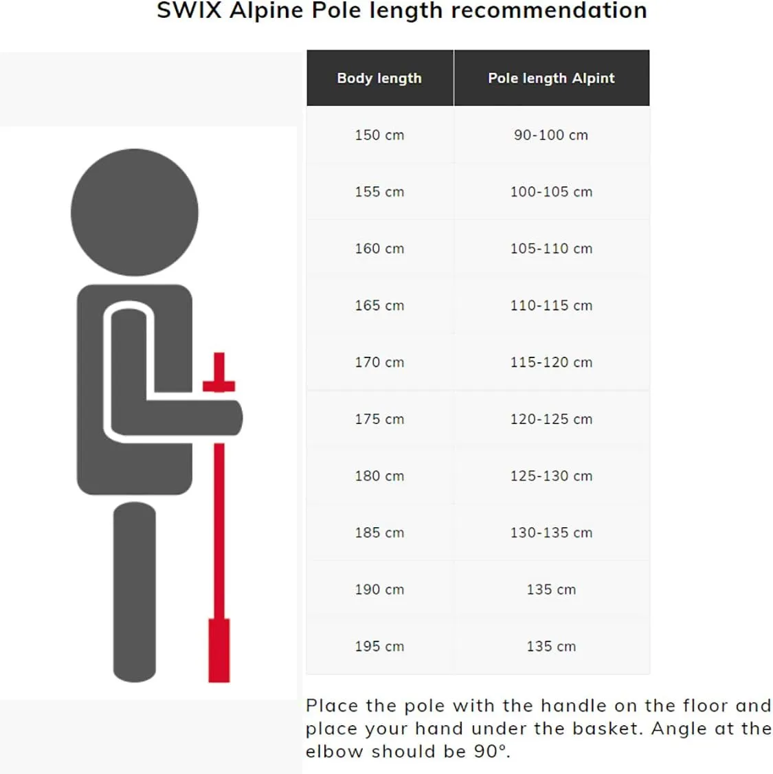 Swix Tech Junior Performance Aluminum Ski Poles