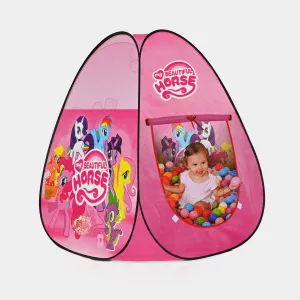 Tent House With 50 Balls For Kids