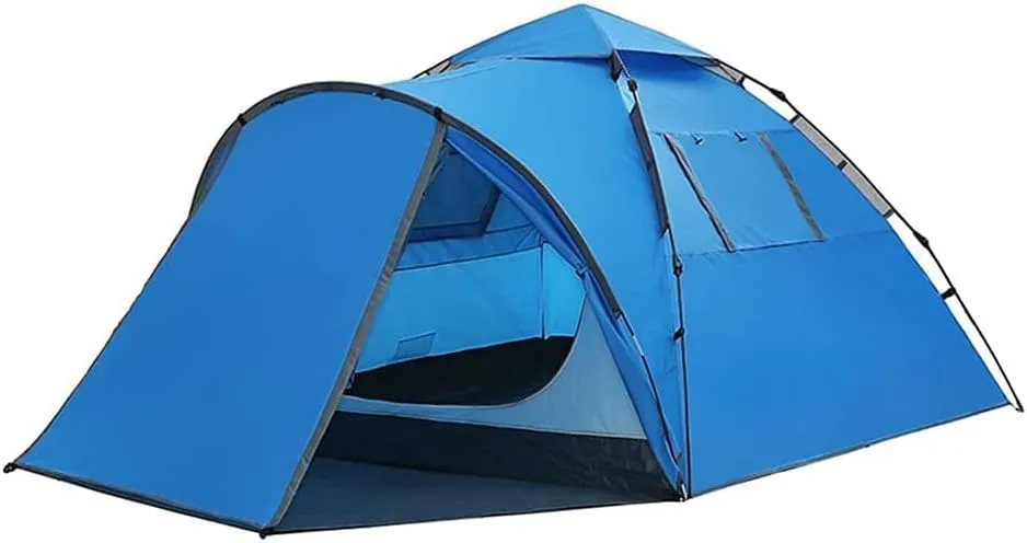 Tent Portable Waterproof Multifunction Folding Automatic Outdoor Camping Family Tents 3-4 Person Big Space