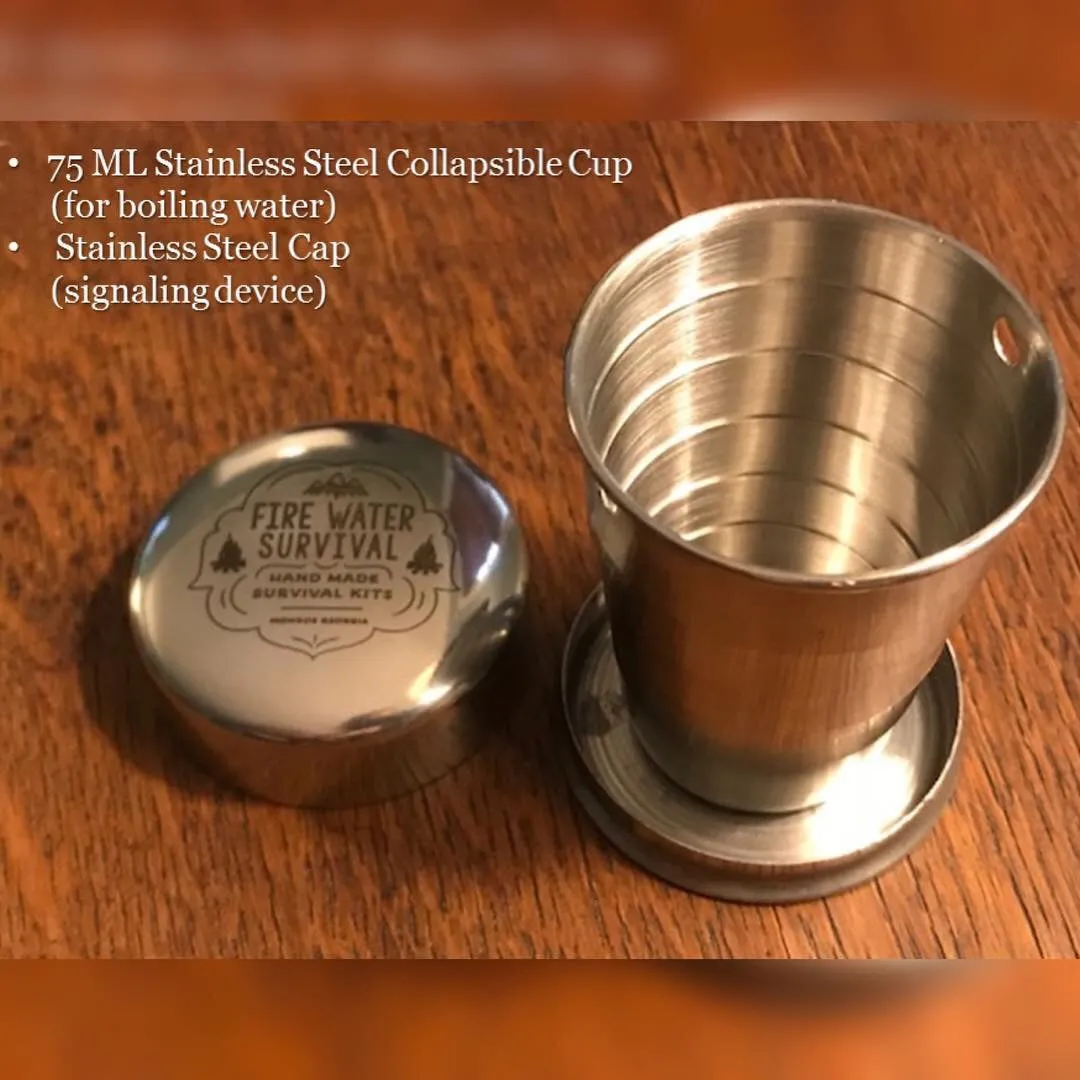THE AEGIS POCKET SURVIVAL KIT MADE BY FIRE WATER SURVIVAL