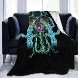 The Mars Volta Blanket Flannel Fleece Printed Throw Blankets Ultra Soft Micro Warm Blanket for All Season Bedding Chair Sofa Couch Bed 50"x40"