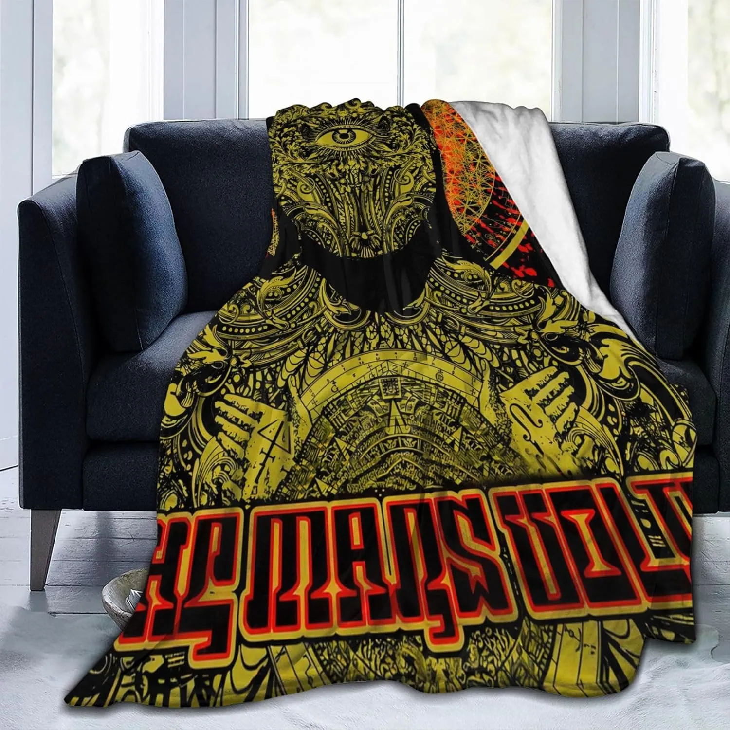 The Mars Volta Blanket Flannel Fleece Printed Throw Blankets Ultra Soft Micro Warm Blanket for All Season Bedding Chair Sofa Couch Bed 50"x40"