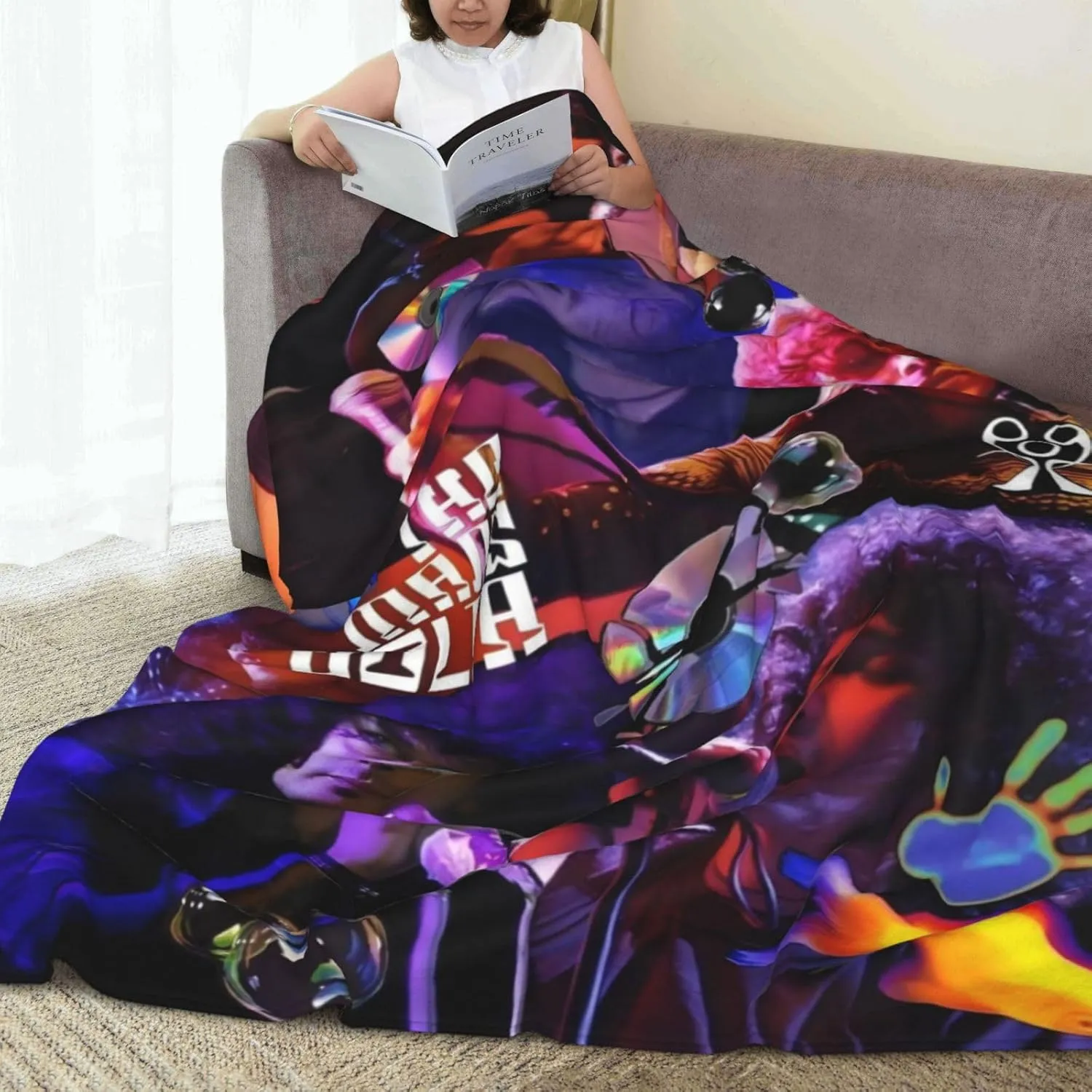 The Mars Volta Blanket Flannel Fleece Printed Throw Blankets Ultra Soft Micro Warm Blanket for All Season Bedding Chair Sofa Couch Bed 50"x40"