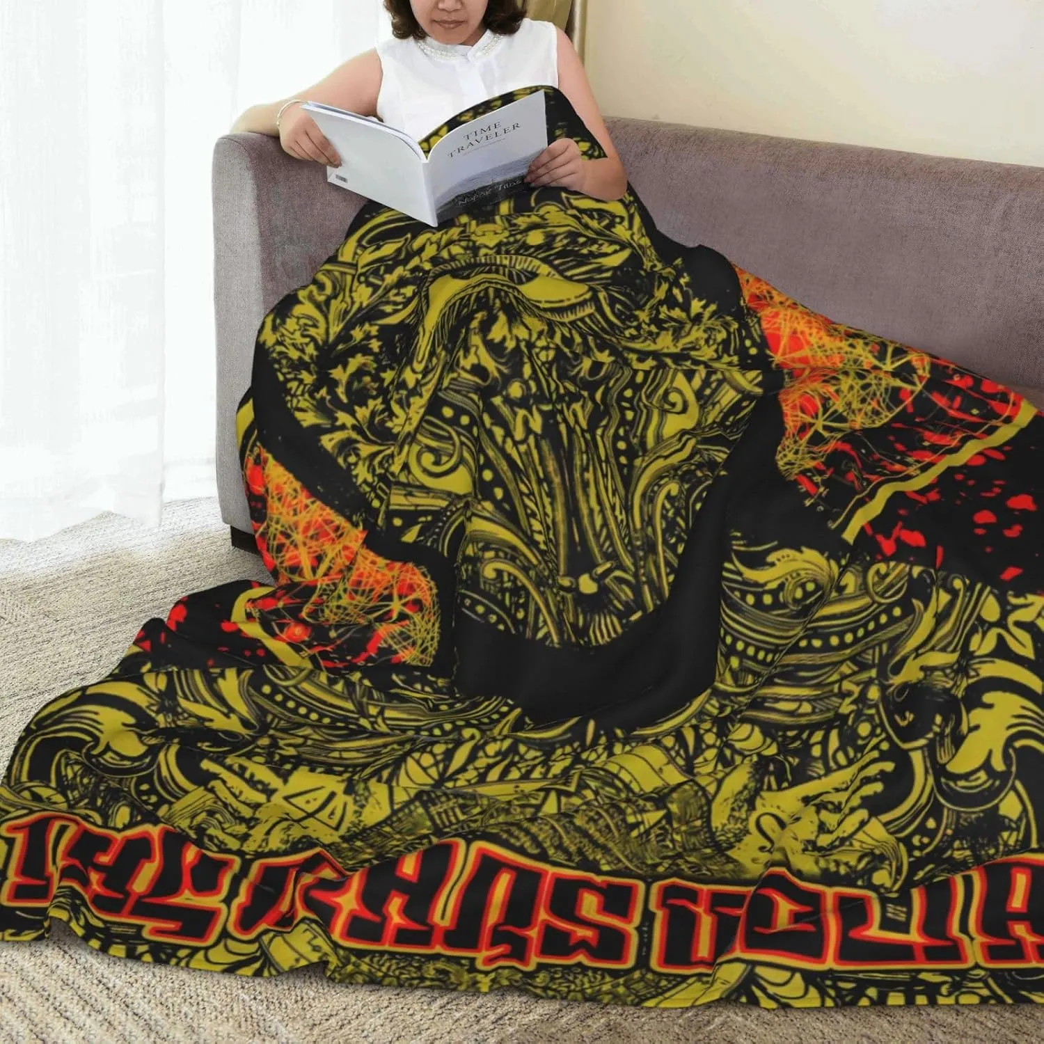 The Mars Volta Blanket Flannel Fleece Printed Throw Blankets Ultra Soft Micro Warm Blanket for All Season Bedding Chair Sofa Couch Bed 50"x40"