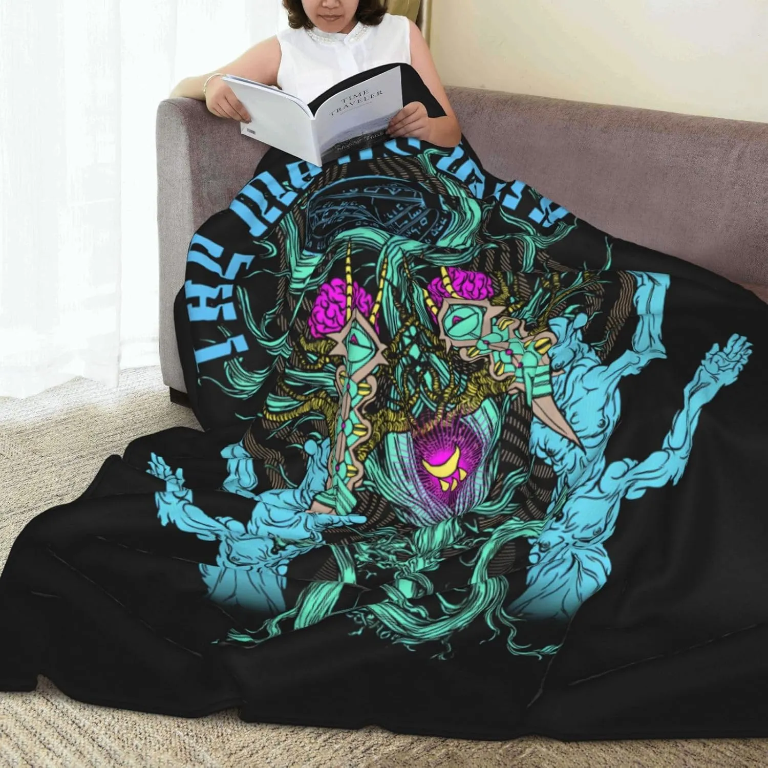 The Mars Volta Blanket Flannel Fleece Printed Throw Blankets Ultra Soft Micro Warm Blanket for All Season Bedding Chair Sofa Couch Bed 50"x40"