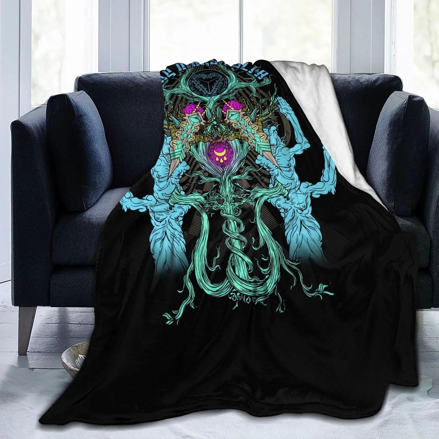 The Mars Volta Blanket Flannel Fleece Printed Throw Blankets Ultra Soft Micro Warm Blanket for All Season Bedding Chair Sofa Couch Bed 50"x40"