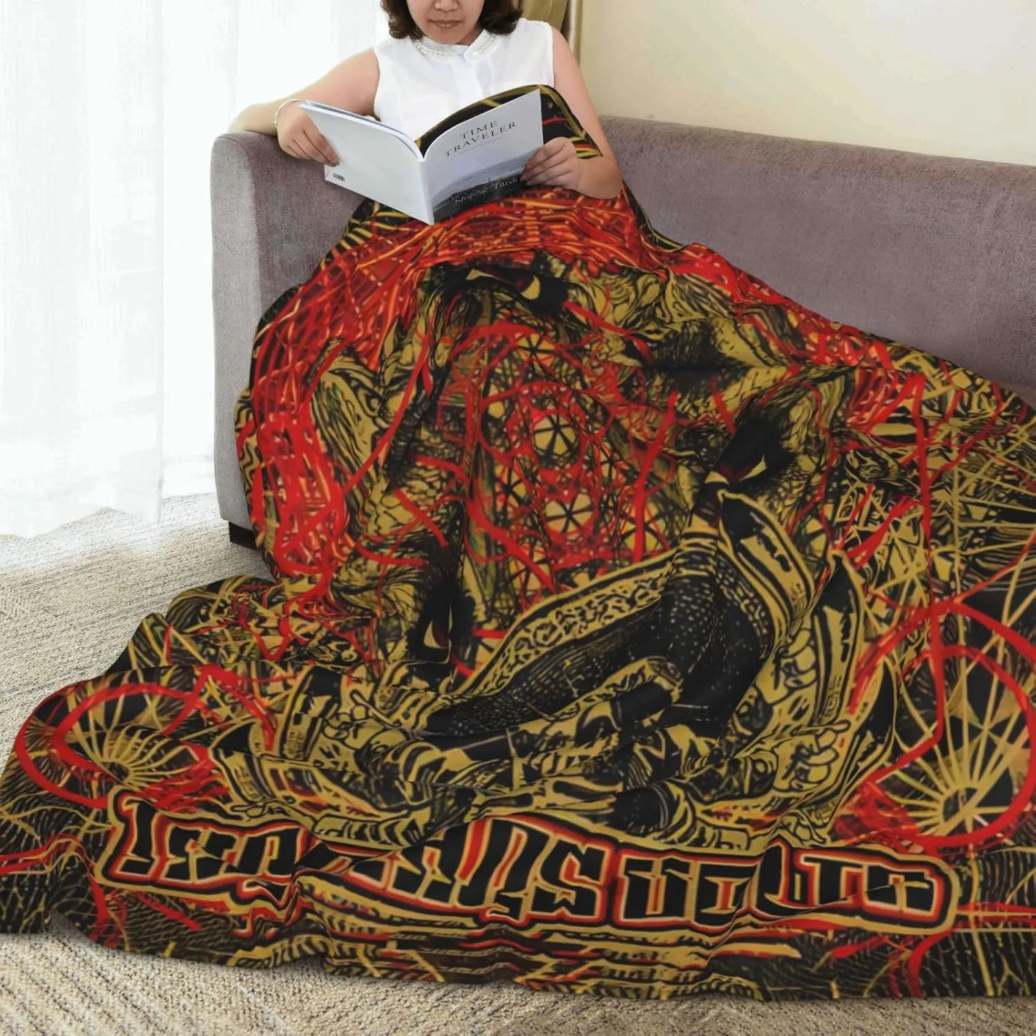 The Mars Volta Blanket Flannel Fleece Printed Throw Blankets Ultra Soft Micro Warm Blanket for All Season Bedding Chair Sofa Couch Bed 50"x40"
