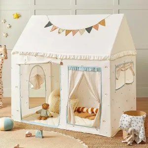 Tiny Land Kids Tent with Mat, Kids Play Tent for Toddlers, Playhouse for Kid Indoor, Ideal Toy Gift for 3  Boys, Play Room Furniture