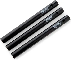 TITAN Survival Ferro Rod Fire Starter 0.5" x 5.5" 3-Pack - Large & Durable Ferrocerium Rods for Emergency Survival - Good for 12,000  Uses -Waterproof & Weatherproof - Pre Drilled 5mm Hole Fero Rods
