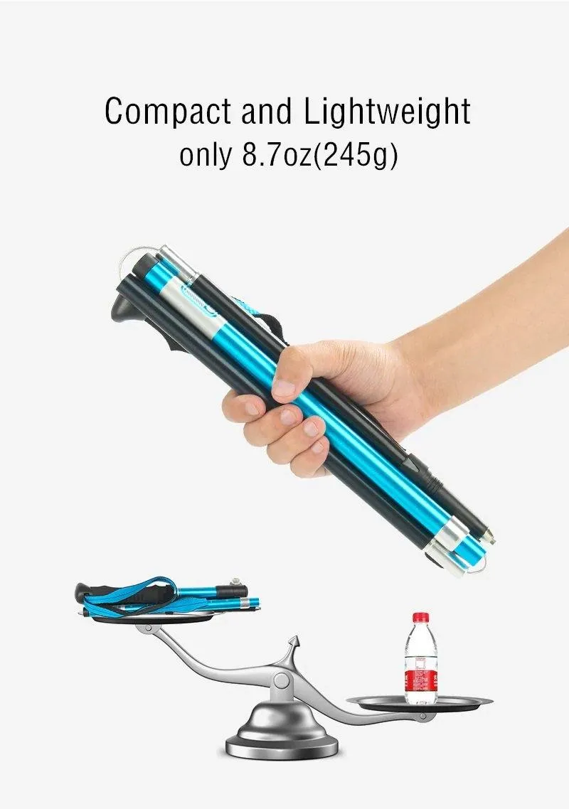 Trekking/walking Poles Folding Stick Pair