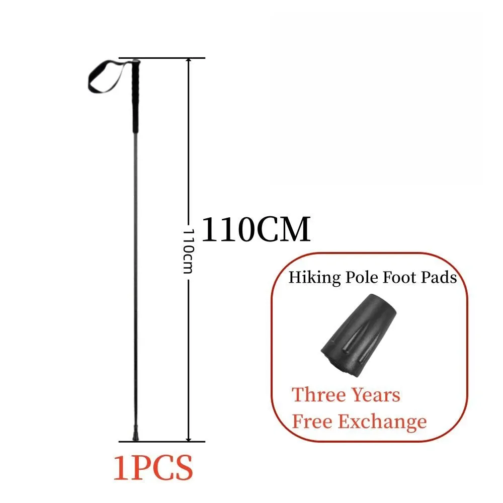 Ultra-Light 115g Carbon Folding Trekking Pole: Collapsible Hiking Stick for Mountain Climbing