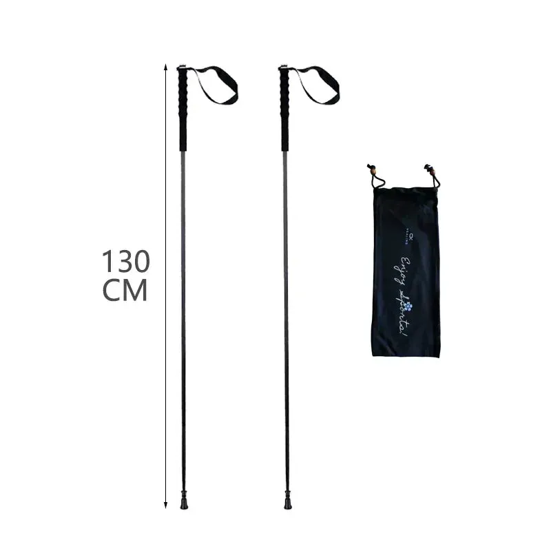 Ultra Light Carbon Fiber Trekking Poles: Folding Hiking Sticks for Collapsible and Nordic Walking