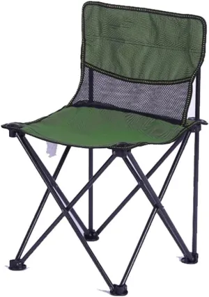 Ultralight Backpack Chair, Folding Camping Chair, Compact Folding Chair, Camping, Hiking, Traveling, Fishing (Color : Green, Size : 68.5 * 42 * 42CM)