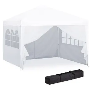 Up Doorway w/ Real-time Zip-Up Canopy Window Pop Tent 10x10ft Detachable Expert assistance Walls,