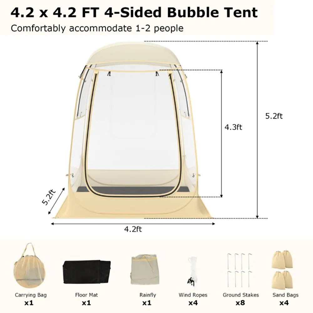 up Floor People Bag Affordable luxury Sports Mat Pop and Tent Instant Recommended for 1-2/5-6 Carrying with
